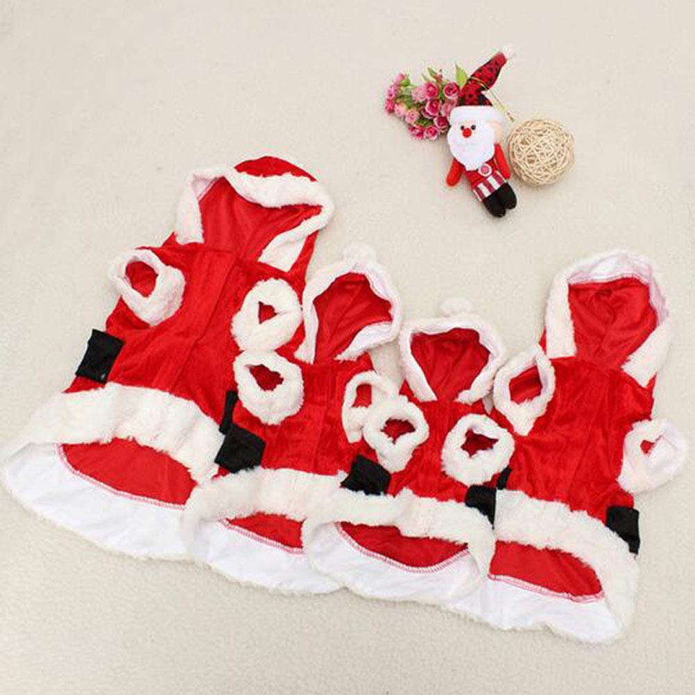 Balacoo Christmas Dog Dress & Vest - Cute Pet Clothes for Small Medium Large Dogs - Perfect for Holiday Photos & Winter Outfits