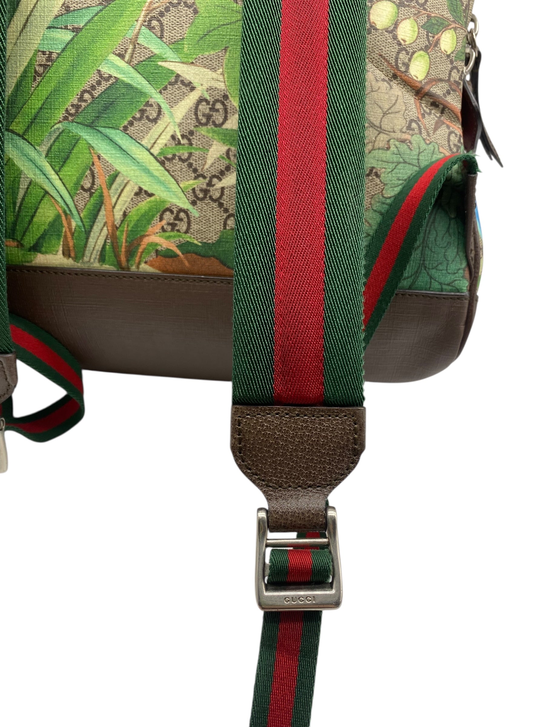 Gucci Tian GG Supreme Backpack for Women & Men - Luxury Designer Backpack with Monogram Pattern - Perfect for Travel, Work & School
