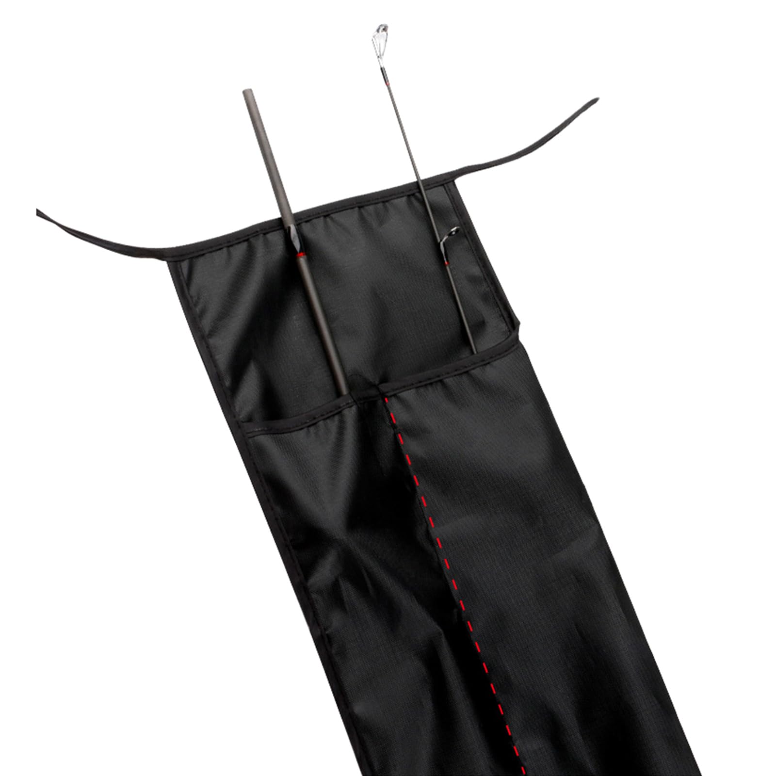 Waterproof Oxford Cloth Fishing Rod Case - Durable Tackle Storage Bag with Carry Handle for Travel & Outdoor Fishing Gear Protection