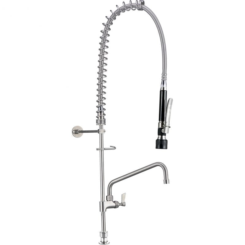 3Monkeez Stainless Steel Pre-Rinse Kitchen Faucet with 12