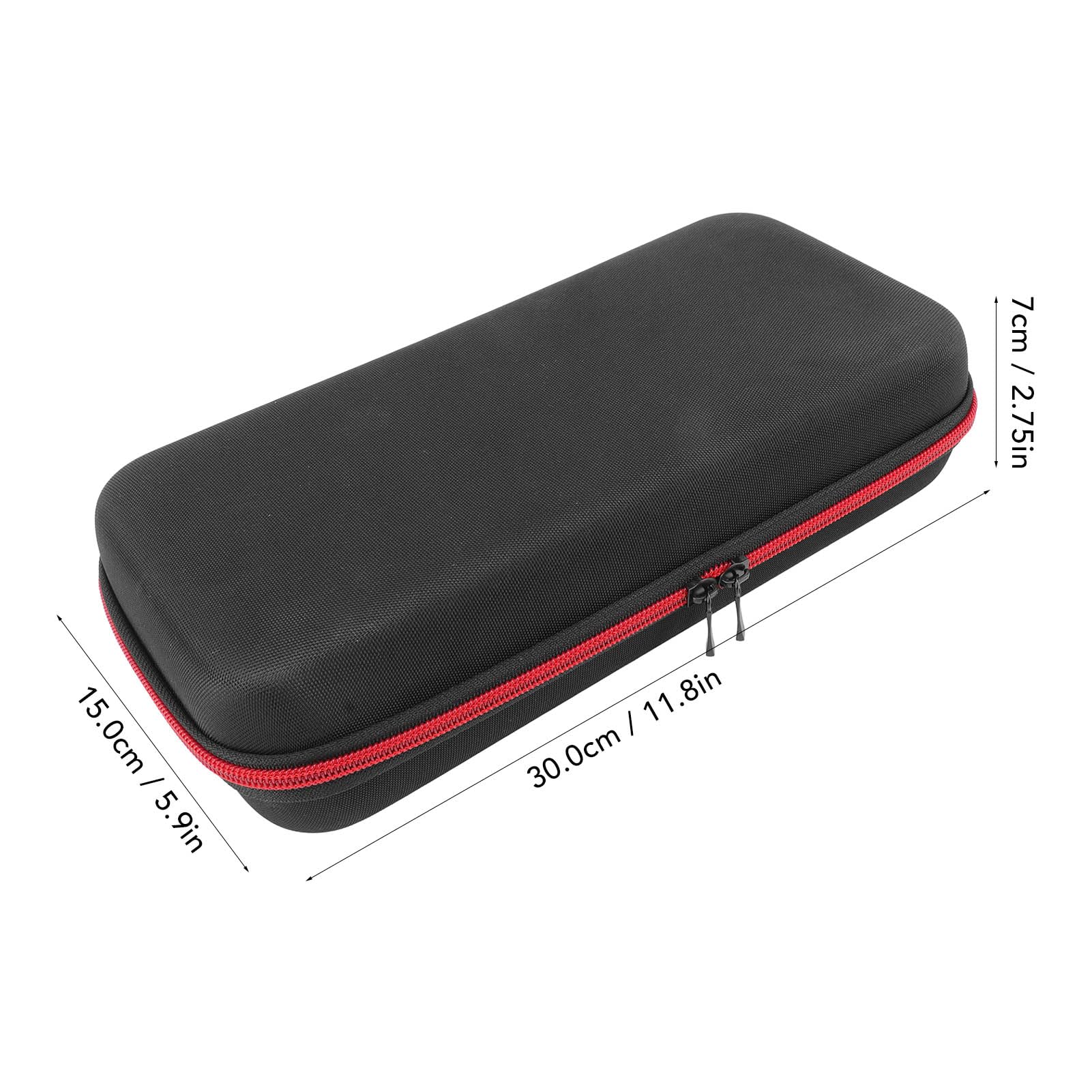Wireless Microphone Case - Portable Storage Box with Double Pouch & EVA Outer Cover - Perfect for Travel, Studio, and On-the-Go Protection