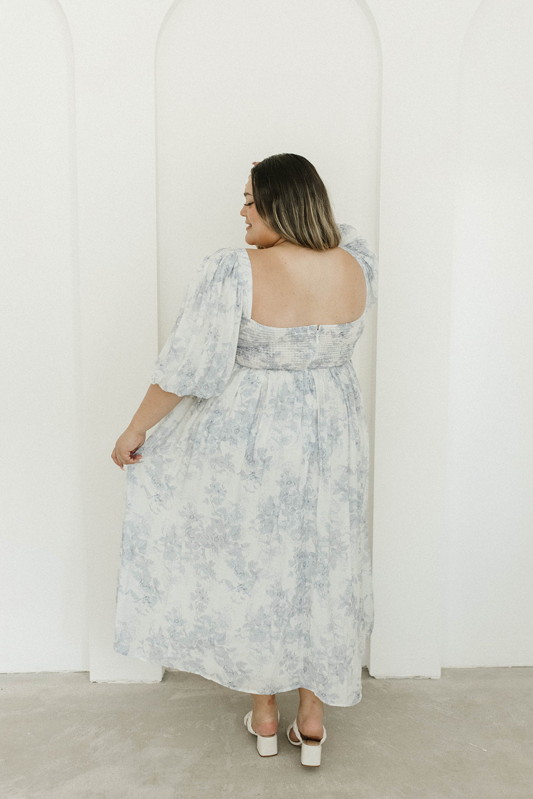 Harlow Maxi Dress - Light Blue Floral Maternity Dress | Bump Friendly & Size Inclusive (S-3XL) | Perfect for Pregnancy, Beach Vacations & Summer Weddings