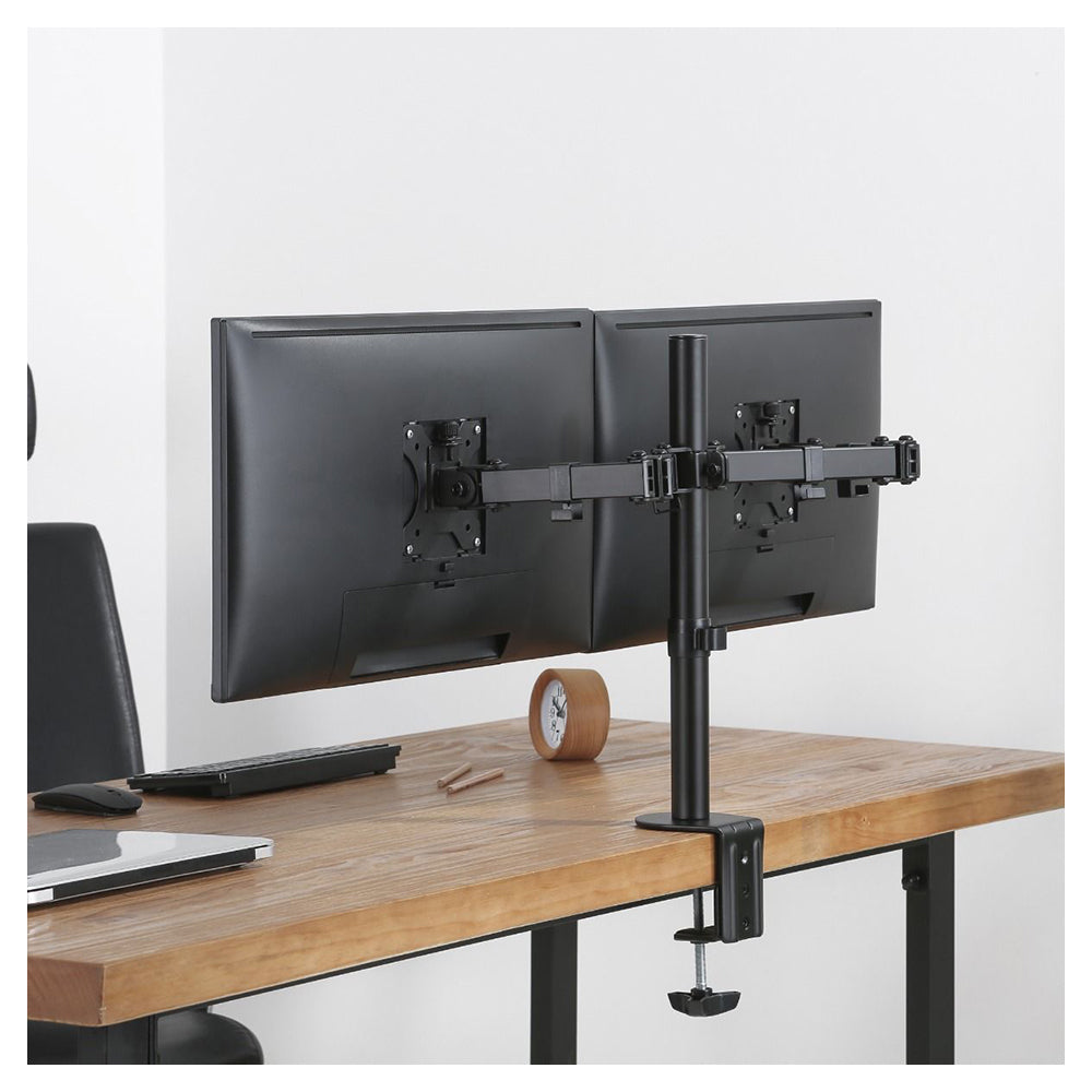 Activiva ErgoLife Dual Monitor Stand - Adjustable VESA Mount Arm for 13-32 Inch Screens - Perfect for Home Office, Gaming & Workspace Setup