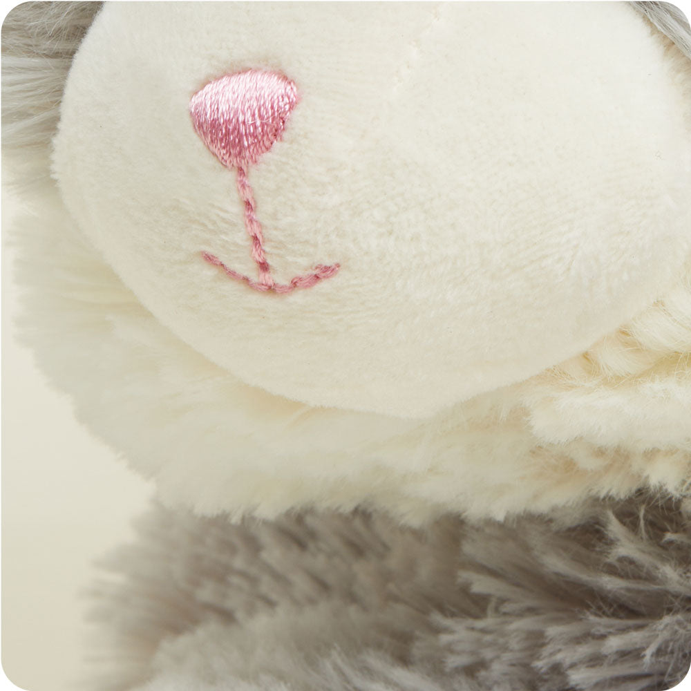 Gray Cat Plush Warmies - Soft & Cozy Microwavable Heating Pad for Pain Relief & Stress Relief - Perfect for Cuddling, Relaxation & Gifts