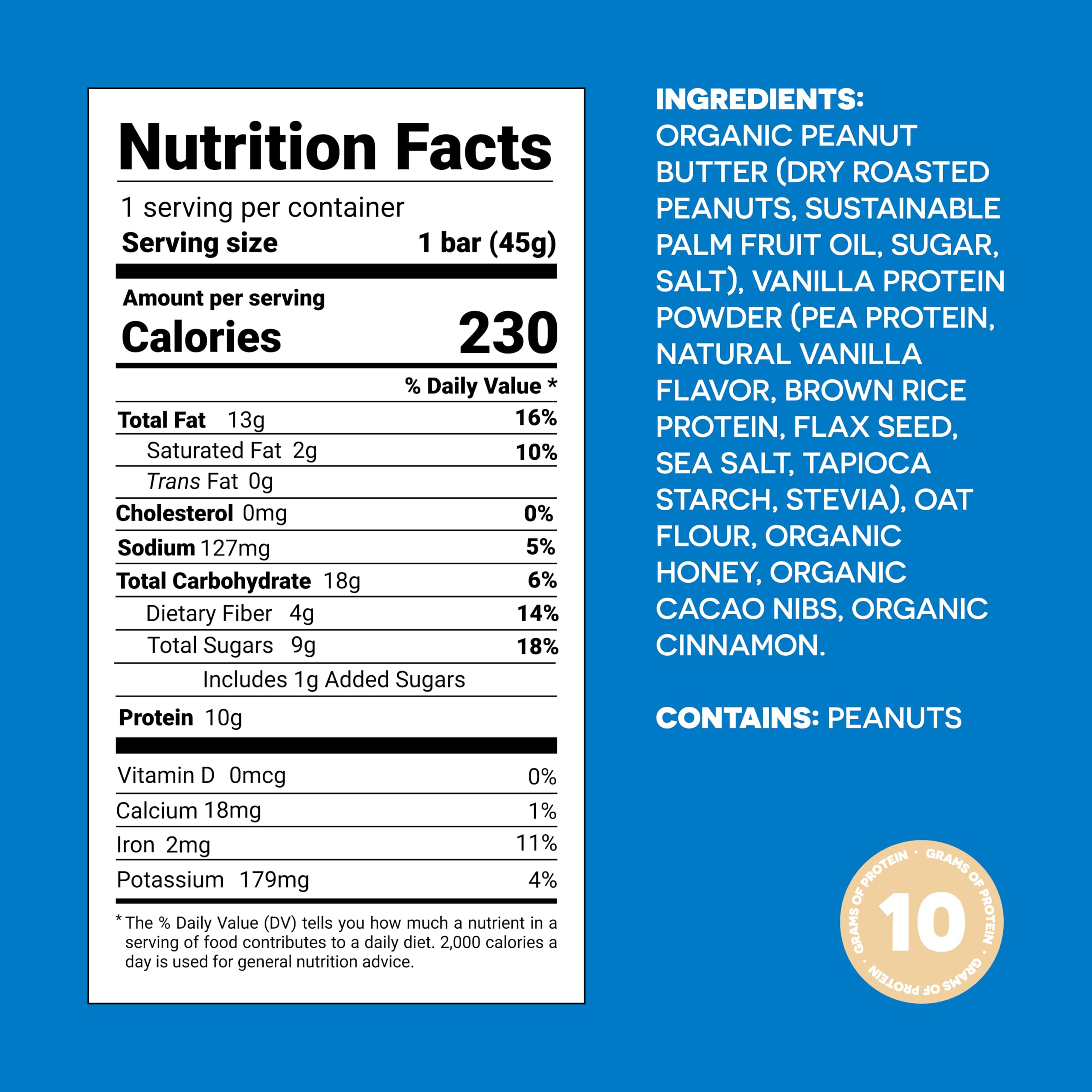 FROPRO Plant-Based Protein Snack Bars - All-Natural, Gluten Free, Dairy Free & Soy Free | High Protein Low Calorie Bars | Chocolate Chip Flavor (12 Pack) - Perfect for Gym Workouts, Hiking & Healthy On-the-Go Snacking