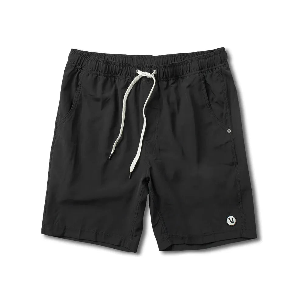 Vuori Men's Kore Short - Black Athletic Running Shorts for Gym, Workout & Casual Wear | Lightweight & Breathable Fabric