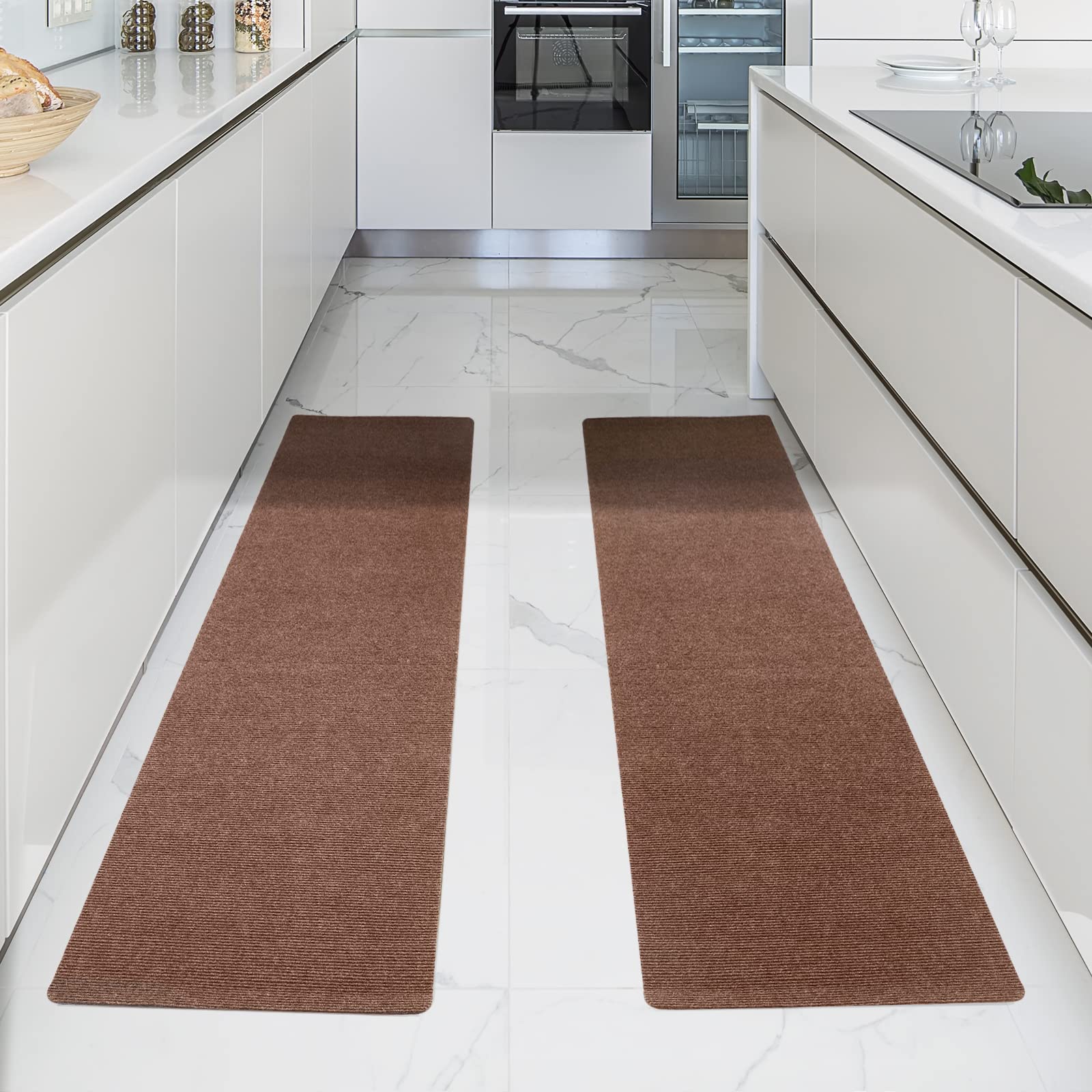 **BigHough Non-Slip Washable Kitchen Floor Mats Set (17