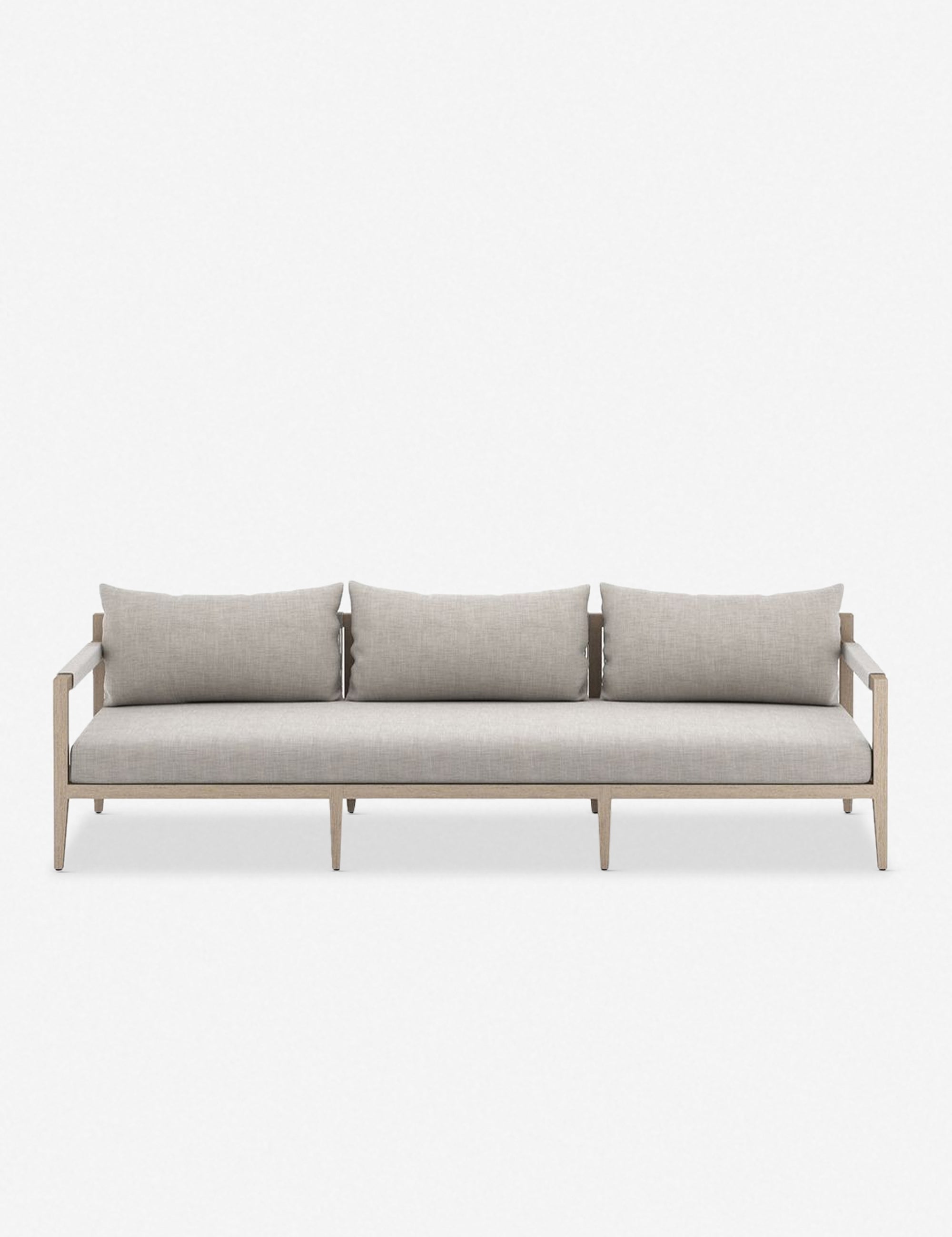 Cadenza Indoor Outdoor Sofa - Waterproof & Weather-Resistant Patio Furniture for Garden, Deck, and Backyard Relaxation