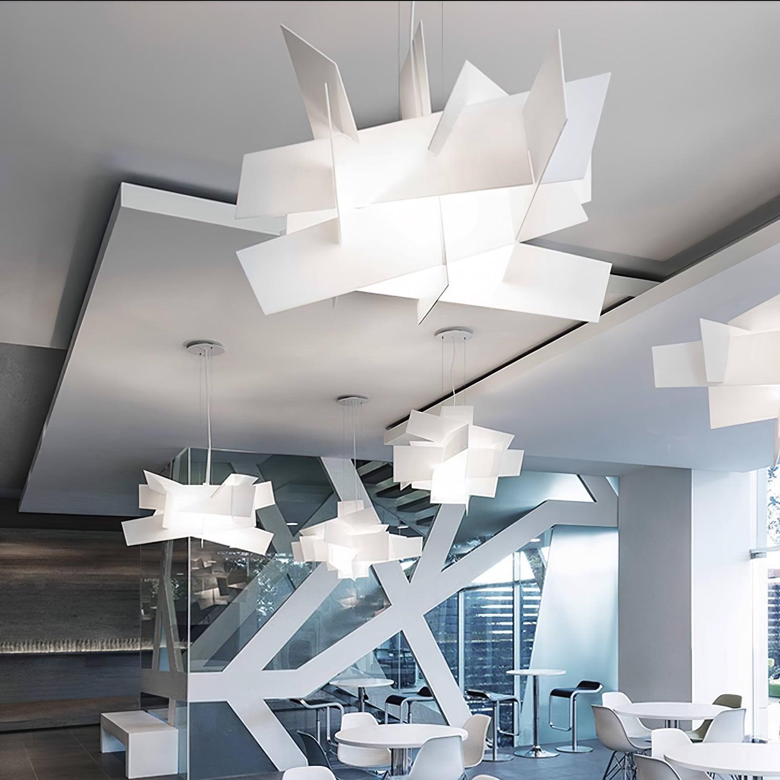 Modern Big Bang Pendant Light Fixture - Industrial Style Ceiling Lamp for Kitchen Island, Dining Room & Living Room Decor