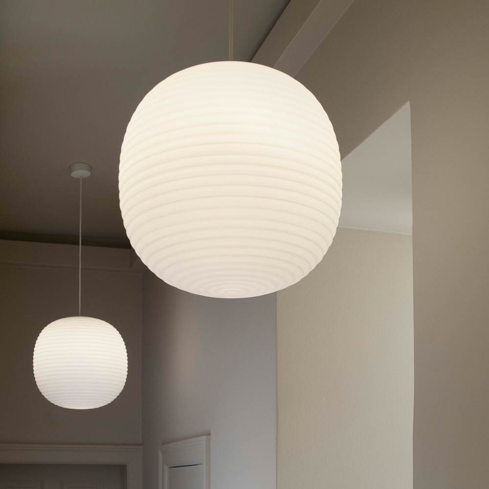 NEW WORKS Lantern Pendant Light - 3 Sizes (Small/Medium/Large) for Bedroom, Living Room & Outdoor Decor