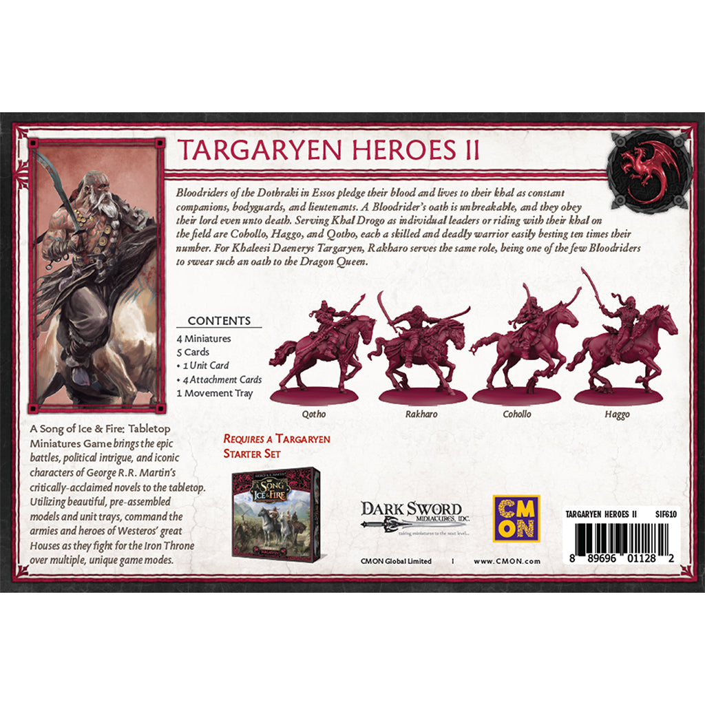 Game of Thrones Targaryen Heroes 2 Collectible Figurine Set - Daenerys & Jon Snow Action Figures for Display & GOT Fans - Perfect for Home Decor, Office Display & Gift for Fantasy Lovers