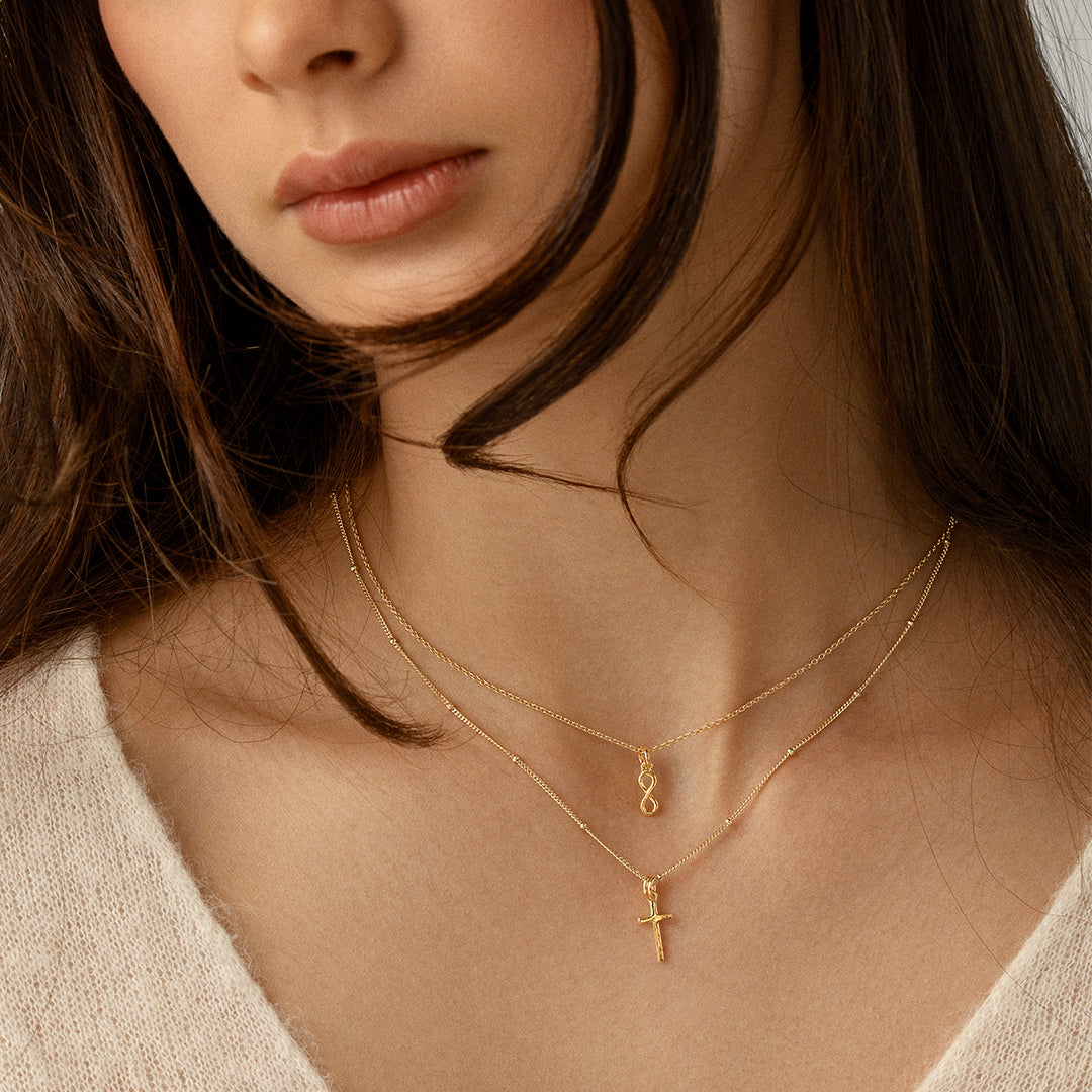 Stunning Cross Necklace for Women & Men - Elegant Religious Jewelry Gift for Baptism, Confirmation, or Everyday Wear