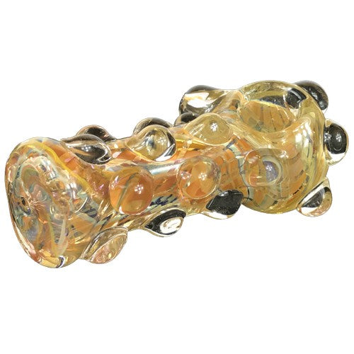 Premium Marble Covered Glass Hand Pipe - Elegant Smoking Accessory for Herbal Use | Perfect for Home Relaxation & Outdoor Adventures