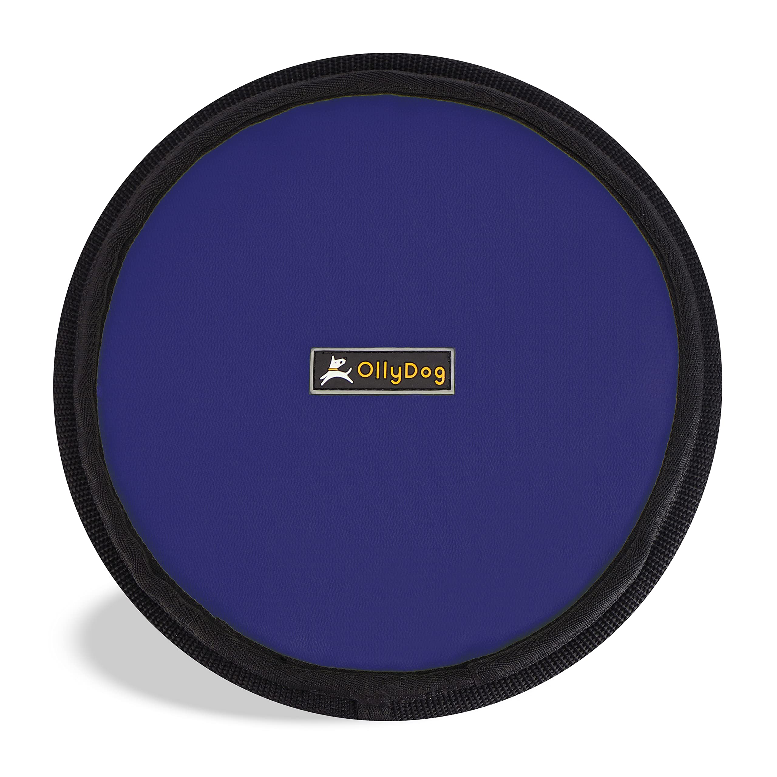 OllyDog Flyer Disc - Lightweight Floating Dog Frisbee for Interactive Play, Gentle on Teeth & Gums - Perfect for Beach, Park & Backyard Fetch Games (Atlantic Blue)