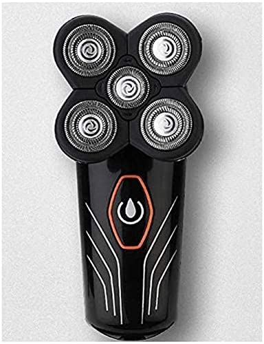Rechargeable Electric Shaver for Men - Rotary Shaving Machine with Close Shave Technology, Beard & Hair Trimmer for Bald Heads (Black) | Perfect for Travel, Home & Gym Grooming