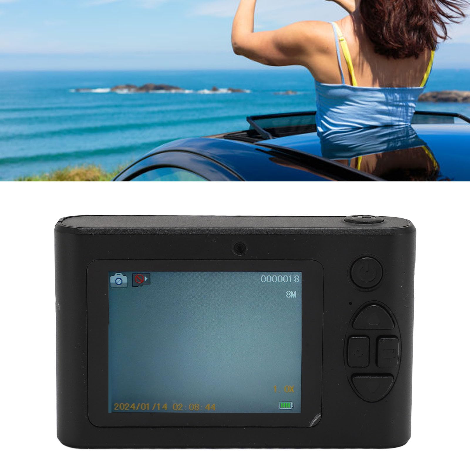16x Zoom 4K 48MP Vlogging Camera - Compact Digital Camera with 2.4