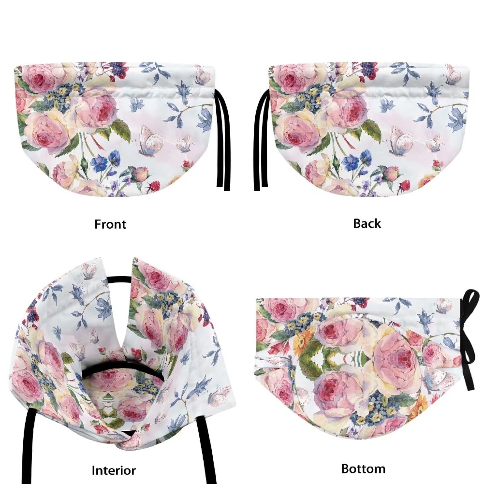 Insulated Rose Butterfly Tea Pot Cover - Waterproof & Easy to Clean Tea Keeper for Home Kitchen, Breakfast Warmer, Decorative Dust Protector - Perfect for Daily Use, Tea Parties & Vacation Travel