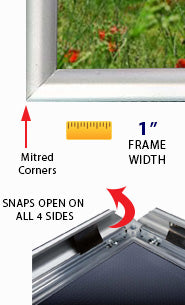 8.5x11 Snap Frame Poster Sign Frames - 1