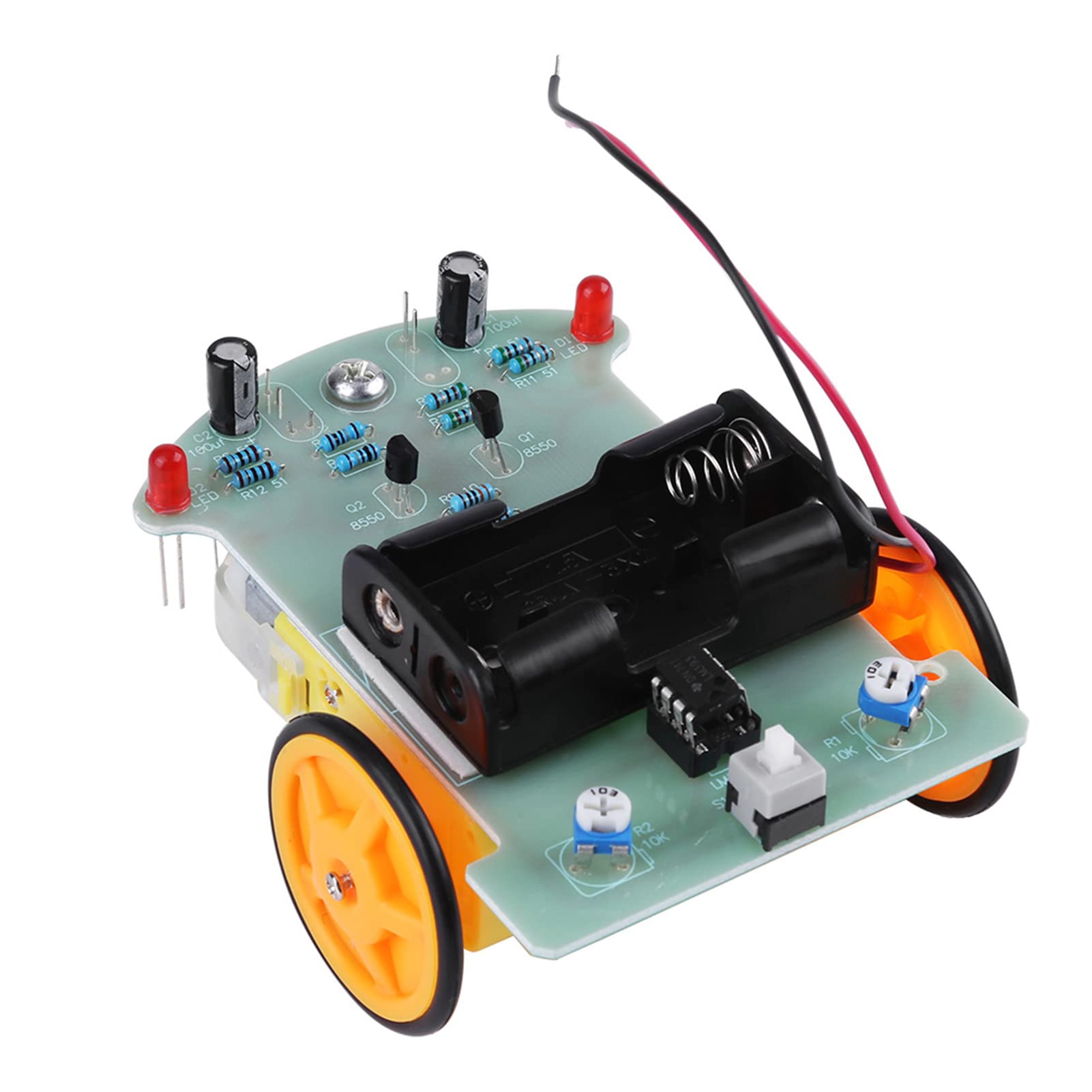 Smart Car DIY Kit - Intelligent Tracking Car Kit for Kids & Adults | Durable, Easy to Use | STEM Learning, Home Robotics Project, School Science Experiment | Smart Tracking Vehicle for Education & Hobby