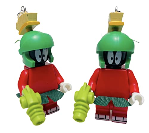 Marvin Earrings - Sterling Silver Hook Earrings with Cute Martian Design | Unique Novelty Jewelry Gift for Women | Perfect for Cosplay, Space-Themed Parties & Everyday Wear
