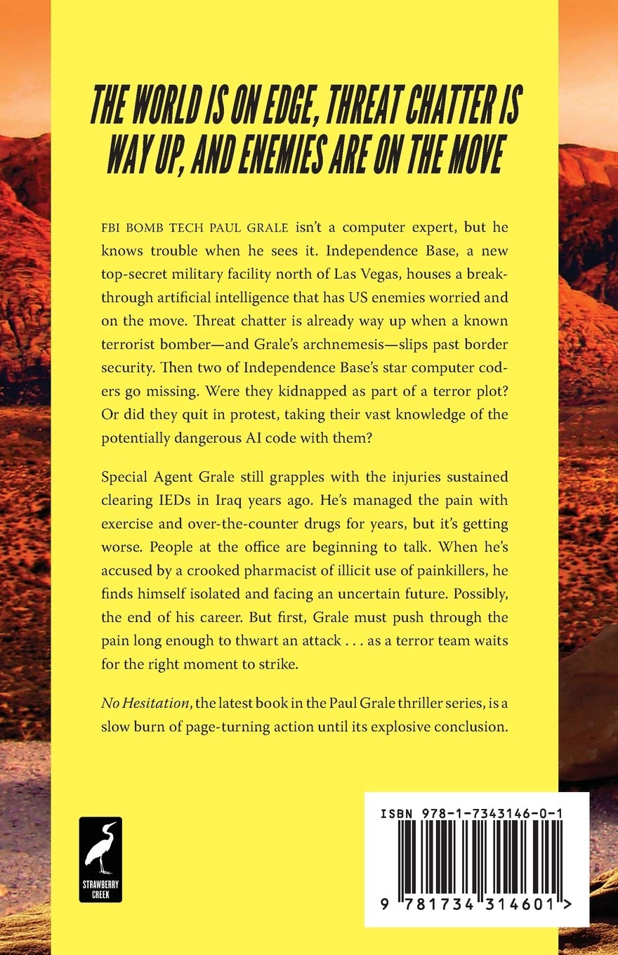 No Hesitation (Grale Thriller) - Suspenseful Crime Novel for Mystery Lovers - Perfect for Book Clubs & Late-Night Reading