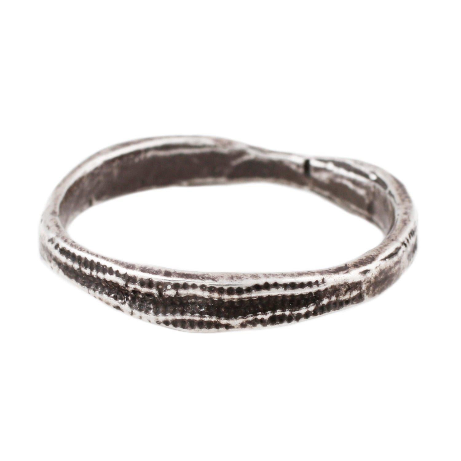 Oxidized Silver Sea Urchin Stacking Ring Set - Boho Chic Adjustable Rings for Women - Perfect for Layering, Everyday Wear & Gift Giving