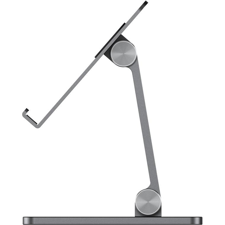 ALOGIC Edge Tablet & iPad Stand Holder - Adjustable & Sturdy Space Grey Aluminum Stand for Reading, Watching, and Working - Perfect for Home, Office & Travel Use