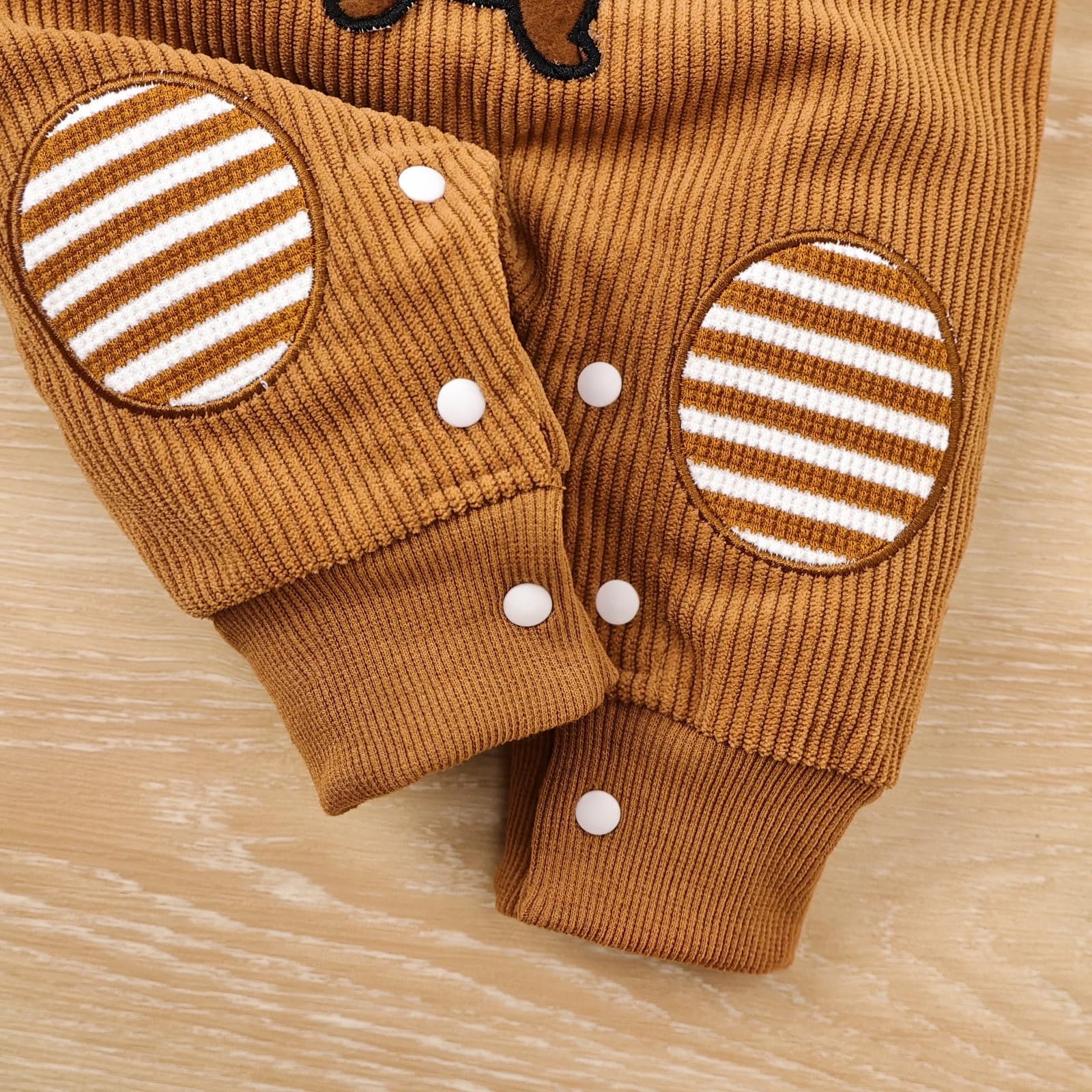 Baby Romper Ribbed Hoodie - Long Sleeve Outfits for Boys & Girls | Fall/Winter Wear