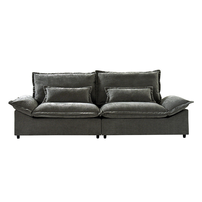 Fabiola Mini Sofa with Storage & Seamless Design - Compact Modern Loveseat for Small Spaces, Living Room, Bedroom or Dorm