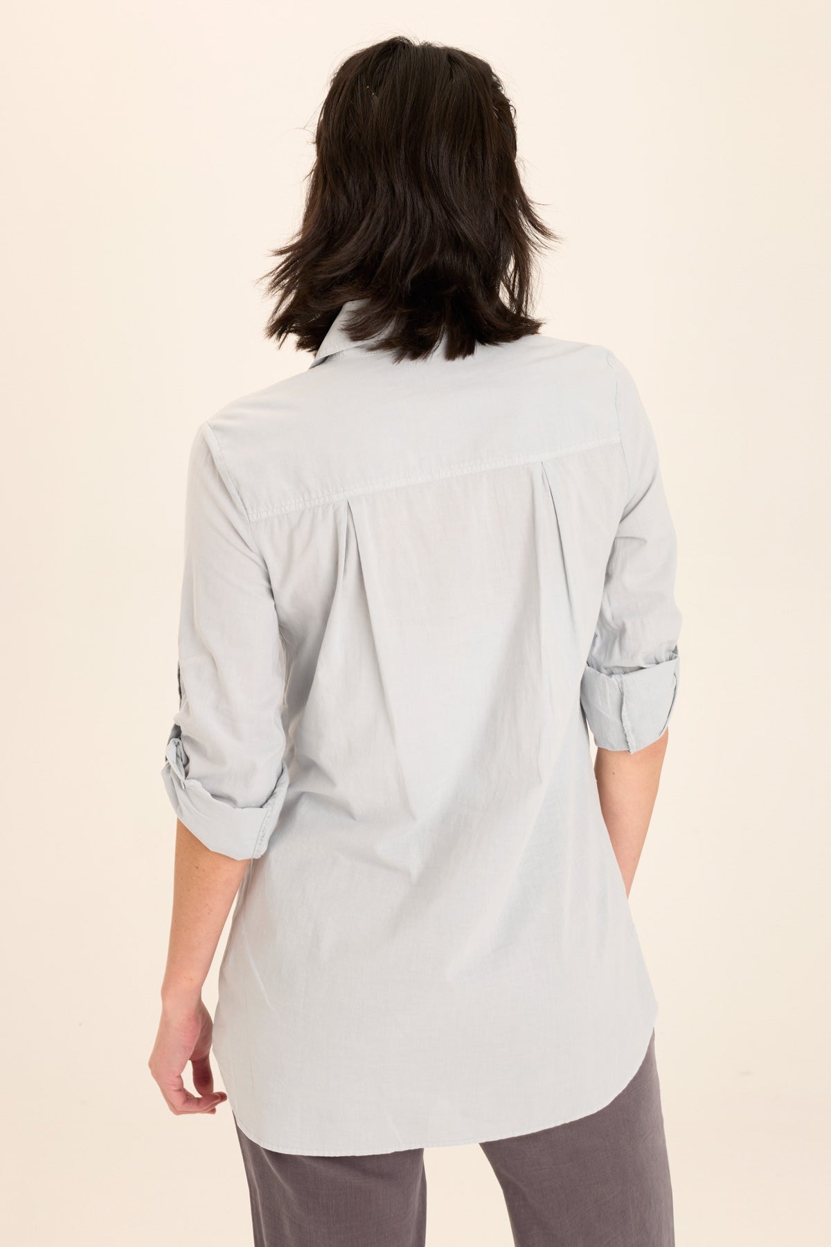 Soft Voile Button Down Blouse for Women - Breathable & Lightweight Office Shirt - Perfect for Business Casual, Workwear & Professional Outfits