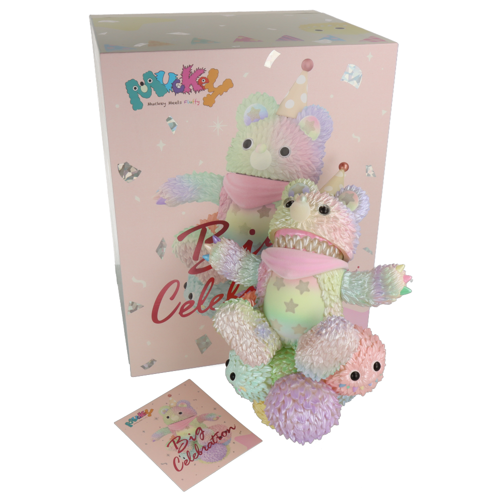 Muckey Big Celebration x Instinctoy Limited Edition Designer Art Toy - Perfect for Collectors, Home Decor, and Gift Giving