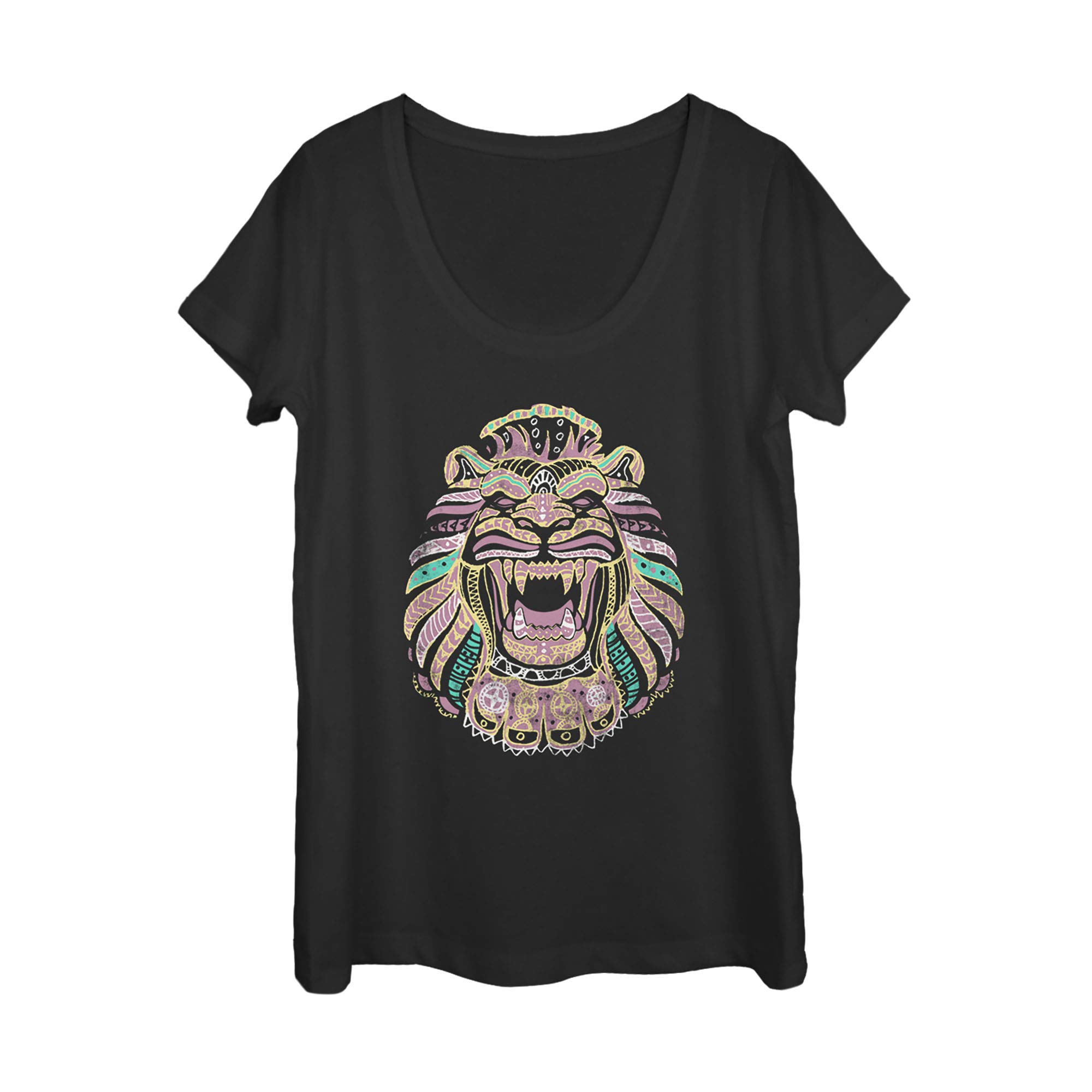 Disney Aladdin & Lion King Women's Short Sleeve Graphic Tee - Casual Cotton T-Shirt for Disney Fans, Movie Lovers & Theme Park Outfits