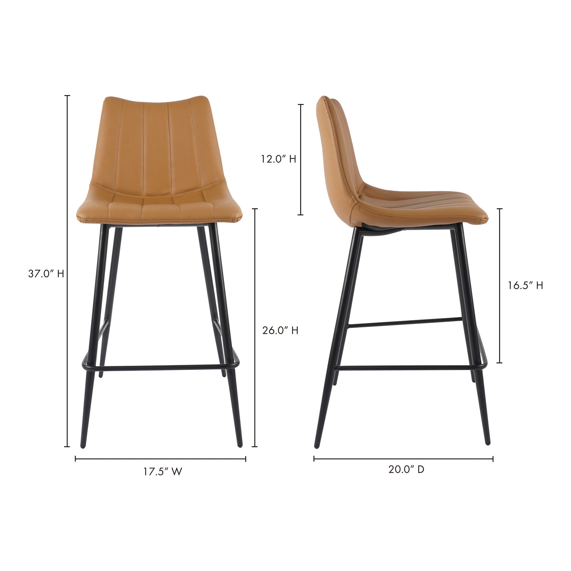 Alibi Counter Stool Set of 2 - 24
