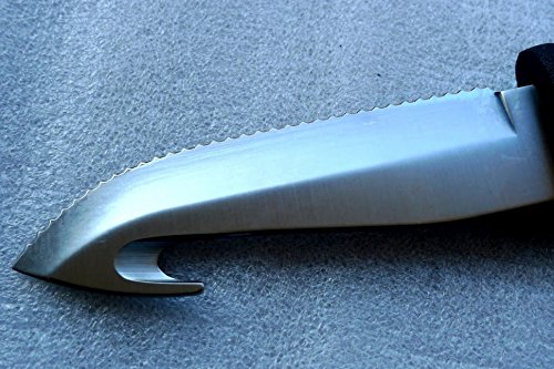 CUTCO #5717BK Gut Hook Hunting Knife with Leather Sheath - Premium Outdoor Knife for Hunting, Camping & Survival Gear