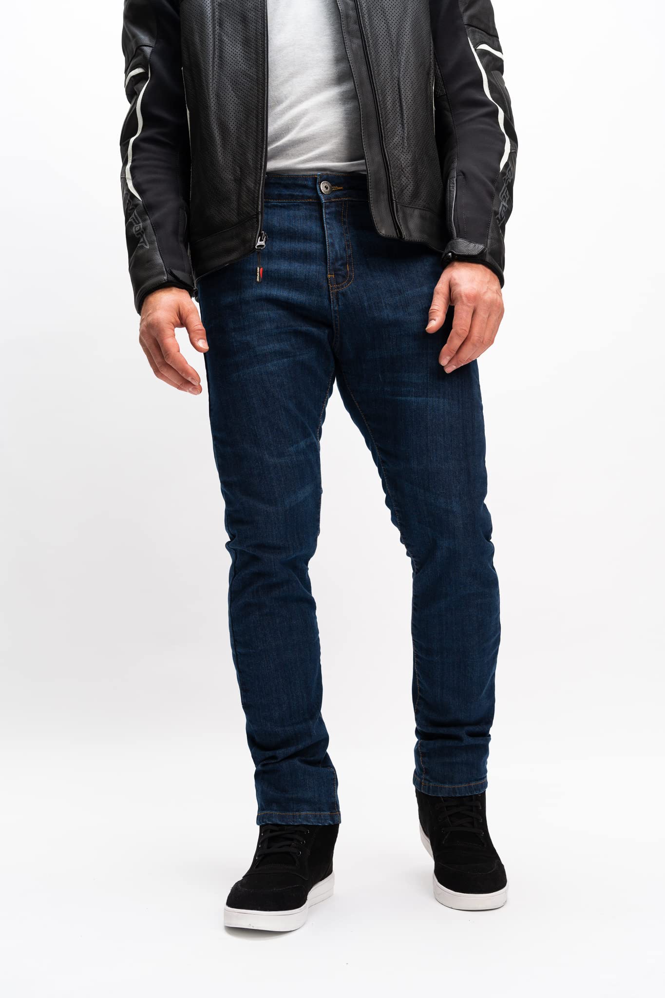 Metro Jean Men's Slim-Fit Stretch Pants with 40% Dupont Kevlar for Anti-Tear Protection - Perfect for Work, Outdoor Activities & Everyday Wear
