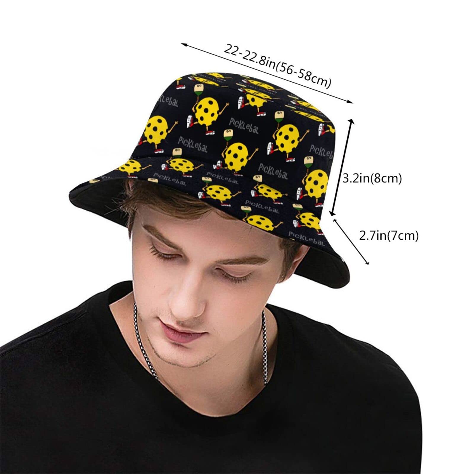 Breathable Pickleball Sun Hat for Men & Women - UV Protection Outdoor Fisherman Bucket Cap for Beach, Tennis & Pickleball Sports