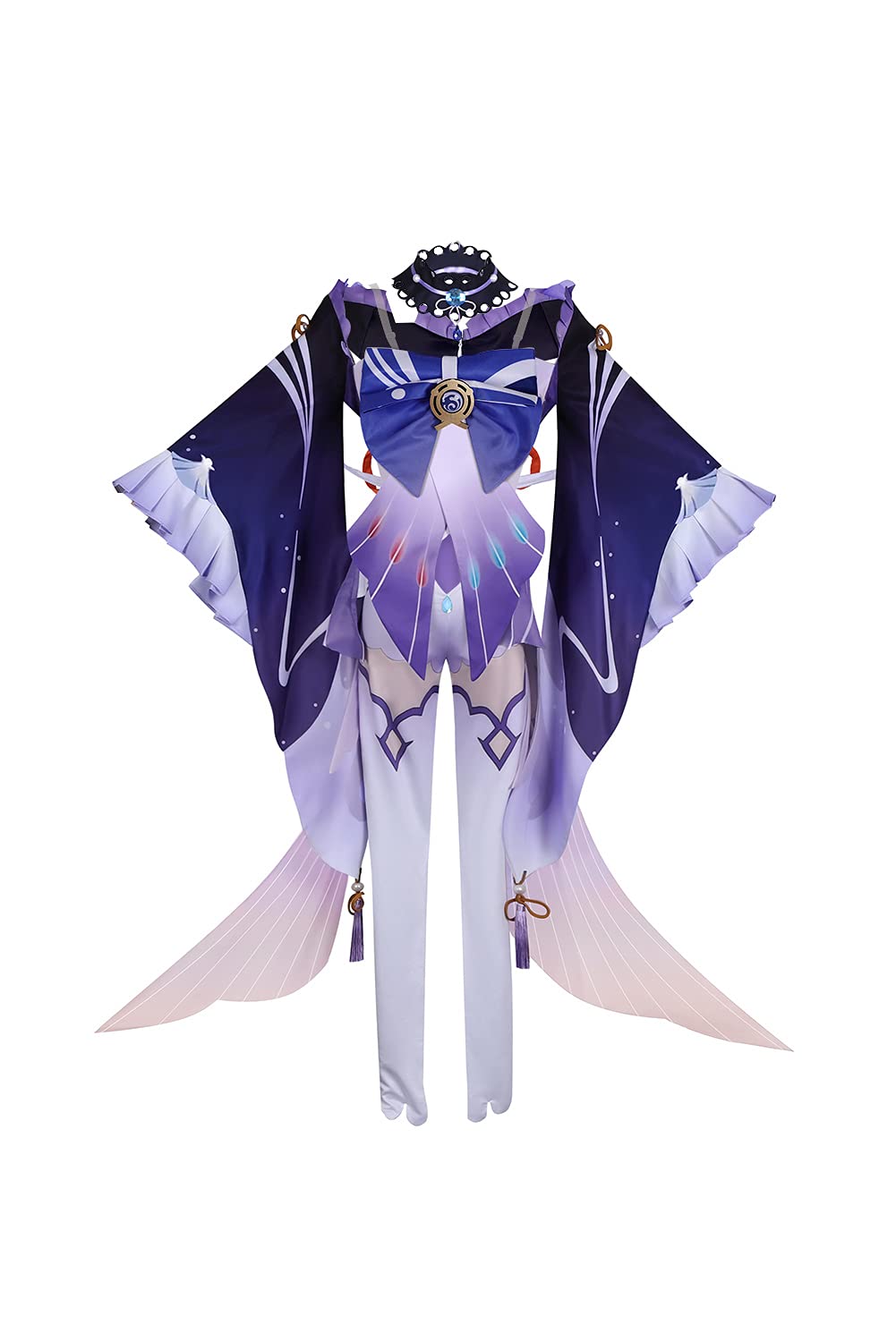 Genshin Impact Sangonomiya Kokomi Beidou Eula Hu Tao Cosplay Costume Full Set - Women's Anime Character Outfit for Halloween, Conventions & Cosplay Events