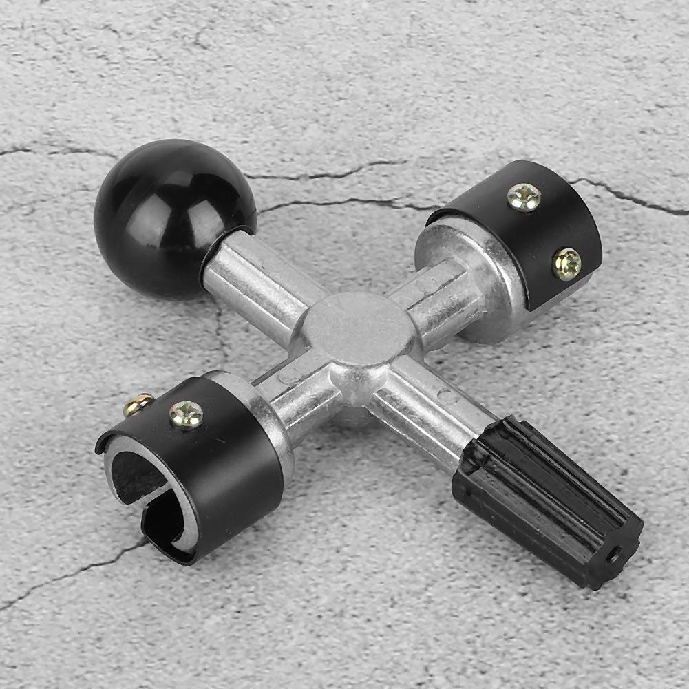 4-Way Battery Terminal Cleaner Scraper Tool - Automotive Battery Terminal Brush & Corrosion Remover for Car, Truck, RV & Boat Maintenance