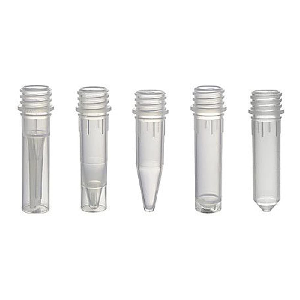 Simport Micrewtube T361-2T 0.5ml Self-Standing Polypropylene Tubes with Molded Ridges - Pack of 1000 for Laboratory, Medical, and Research Sample Storage
