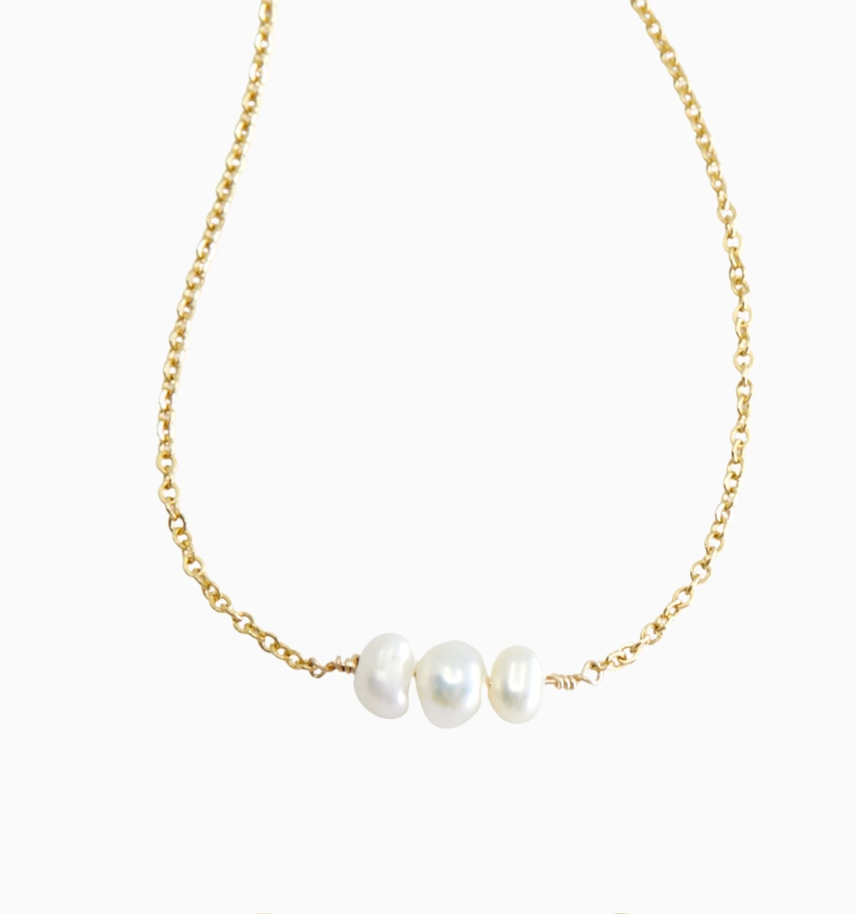 Dainty Pearl Choker Necklace for Women - Elegant Layering Jewelry for Bridal, Party & Everyday Wear