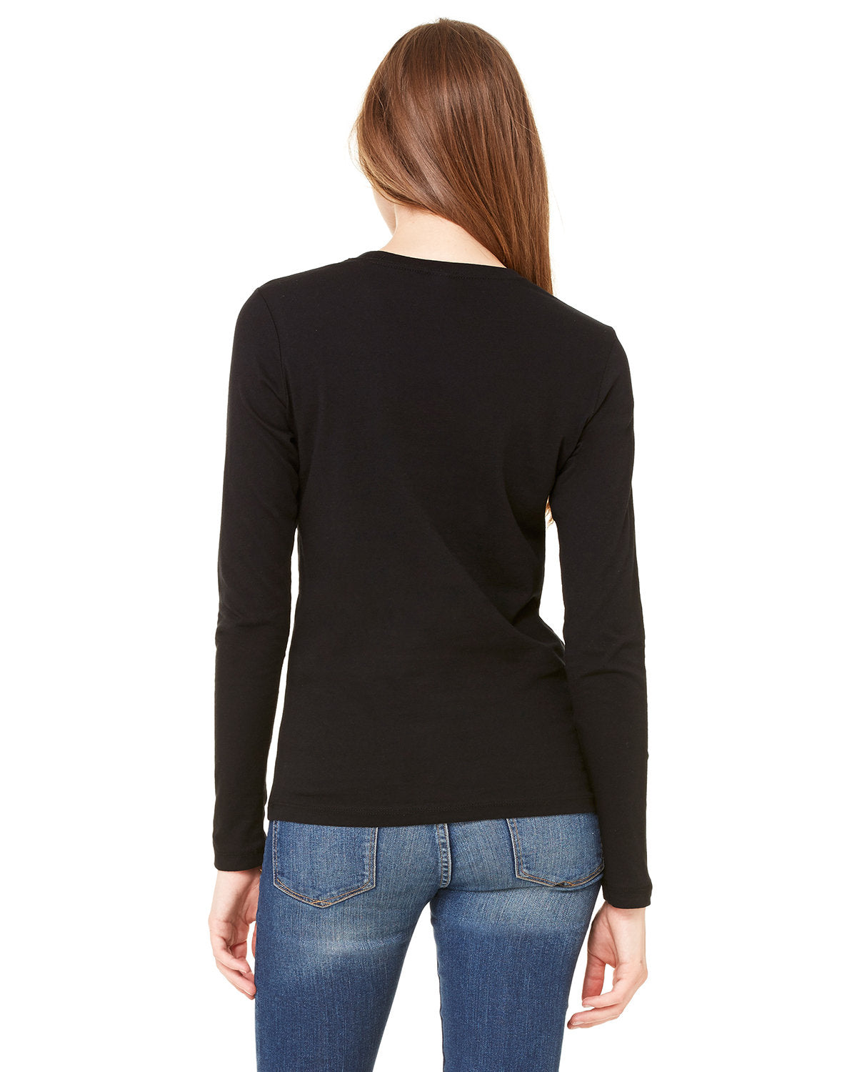 Bella + Canvas B6500 Women's Long Sleeve Jersey T-Shirt - Soft & Comfortable Casual Wear for Everyday, Workout, and Layering