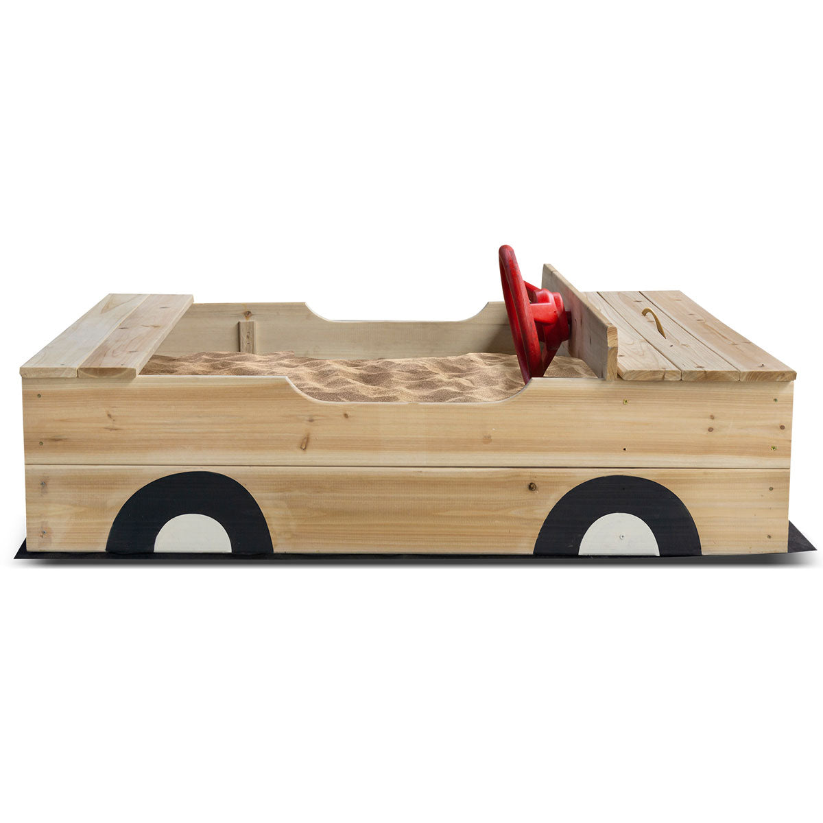 Outback Interactive Sandbox for Kids - Durable Outdoor Play Sand Pit with Cover - Perfect for Backyard, Garden, and Playground Fun
