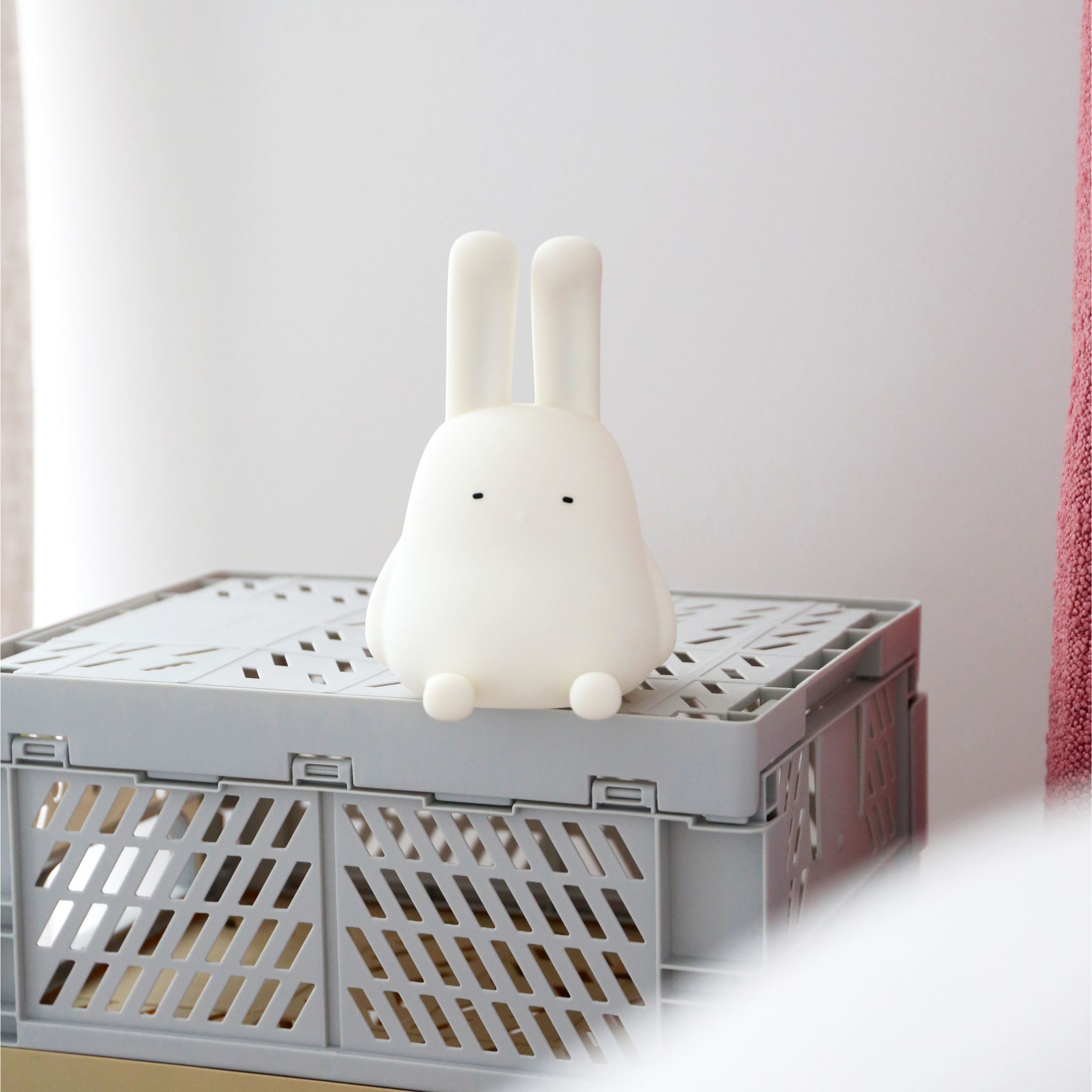 DESIGNSTUFF Bunny Night Light - Soft Glow LED Nursery Lamp for Kids Room, Baby Bedroom Decor, Cute Animal Nightlight for Sleep & Relaxation | Perfect Gift for Newborns & Toddlers