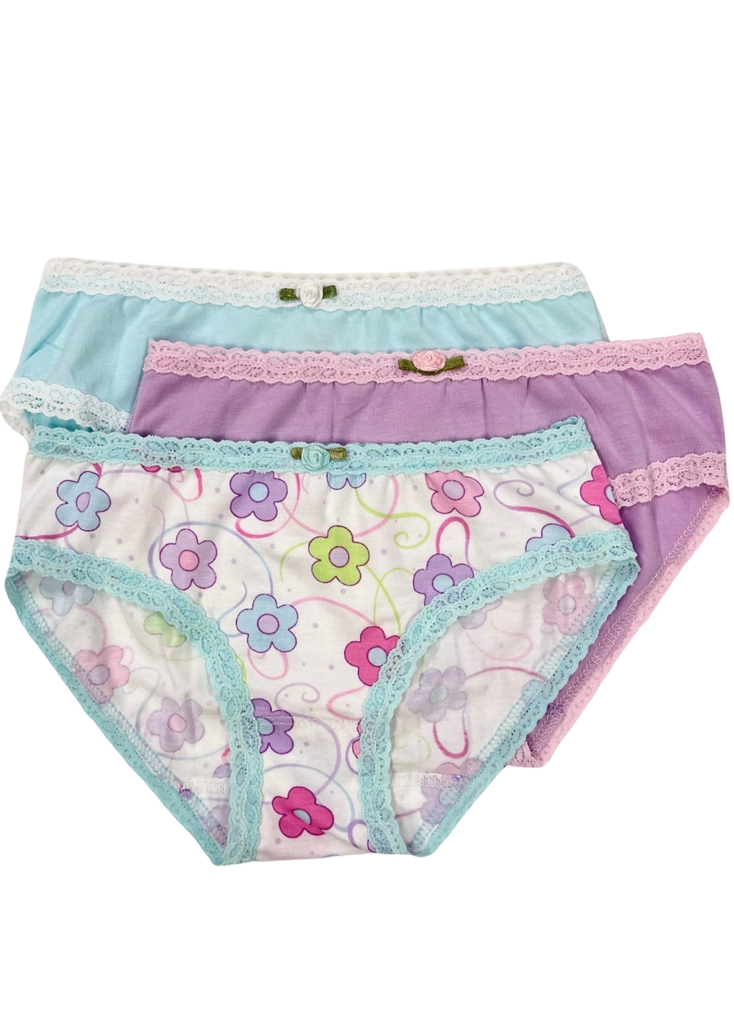 Bloom 3 Pack Women's Cotton Underwear - Soft Breathable Panties for Everyday Comfort | Perfect for Workout, Yoga & Daily Wear