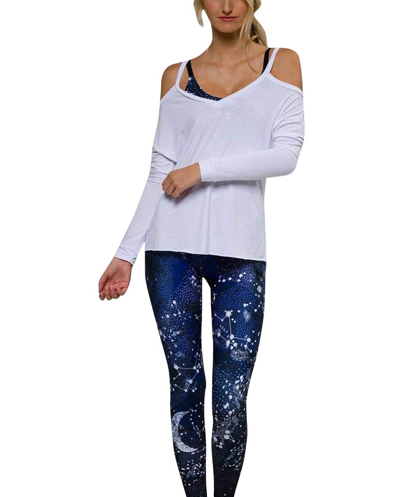 Onzie Flow Cold Shoulder Yoga Top 3091 - Breathable Workout Shirt for Women, White (One Size) | Perfect for Yoga, Pilates & Gym Wear