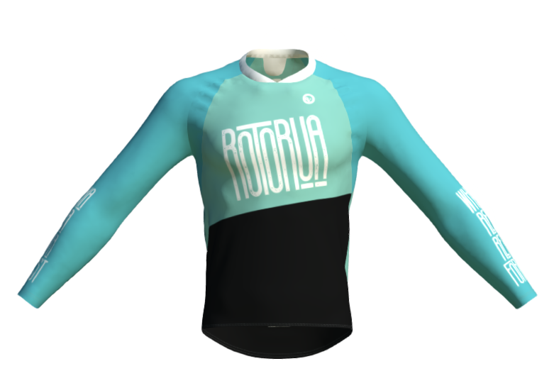 Custom Teal Rotorua Ride the Redwoods Mountain Bike - Perfect for Adventure Trails & Scenic Forest Rides