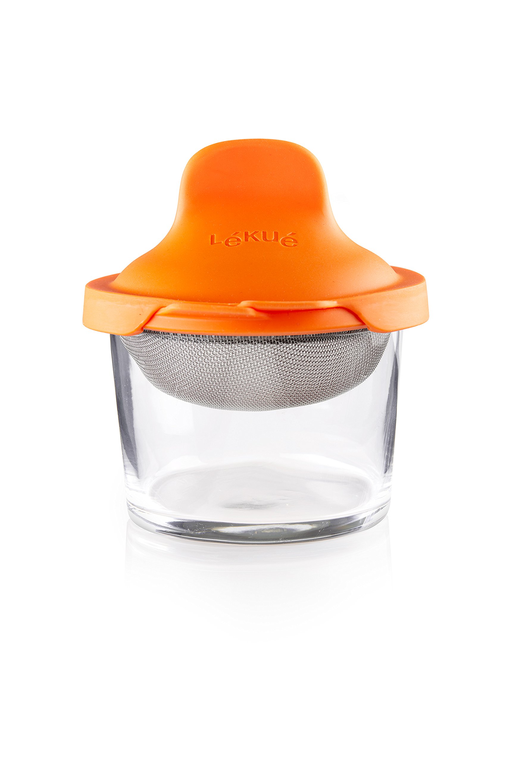 Lekue Silicone Poached Egg Maker - BPA-Free Egg Cooker for Perfect Poached Eggs, 1-Pack, Orange - Ideal for Breakfast, Brunch & Healthy Meal Prep