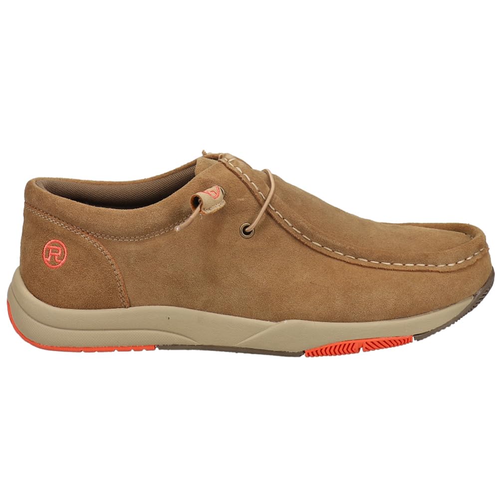 ROPER Men's Slip-On Casual Shoes - Comfortable Brown Leather Loafers for Walking, Driving & Office Wear