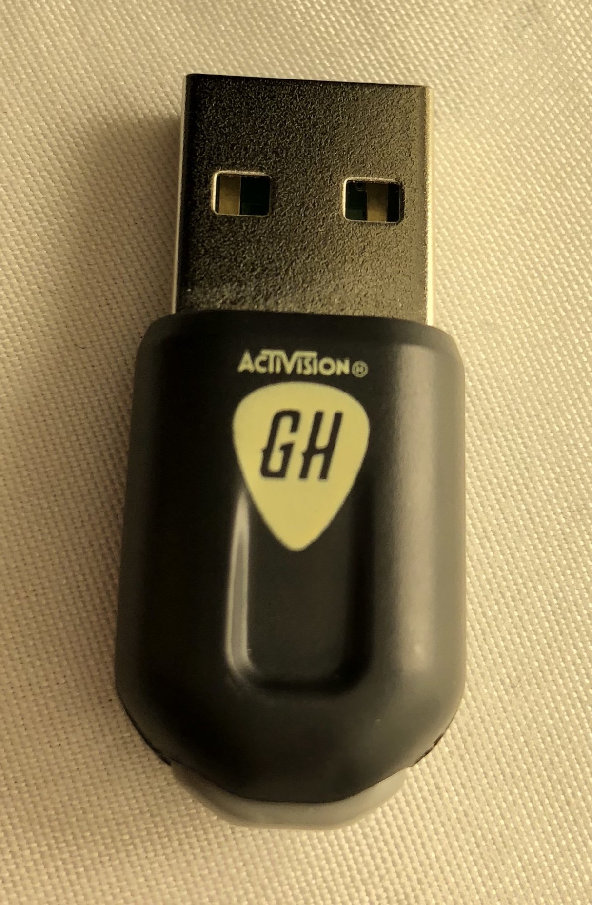 Original Wii U Guitar Hero LIVE Guitar Wireless USB Dongle Receiver Adapter - Compatible with Nintendo Wii U Gaming Console for Seamless Wireless Play
