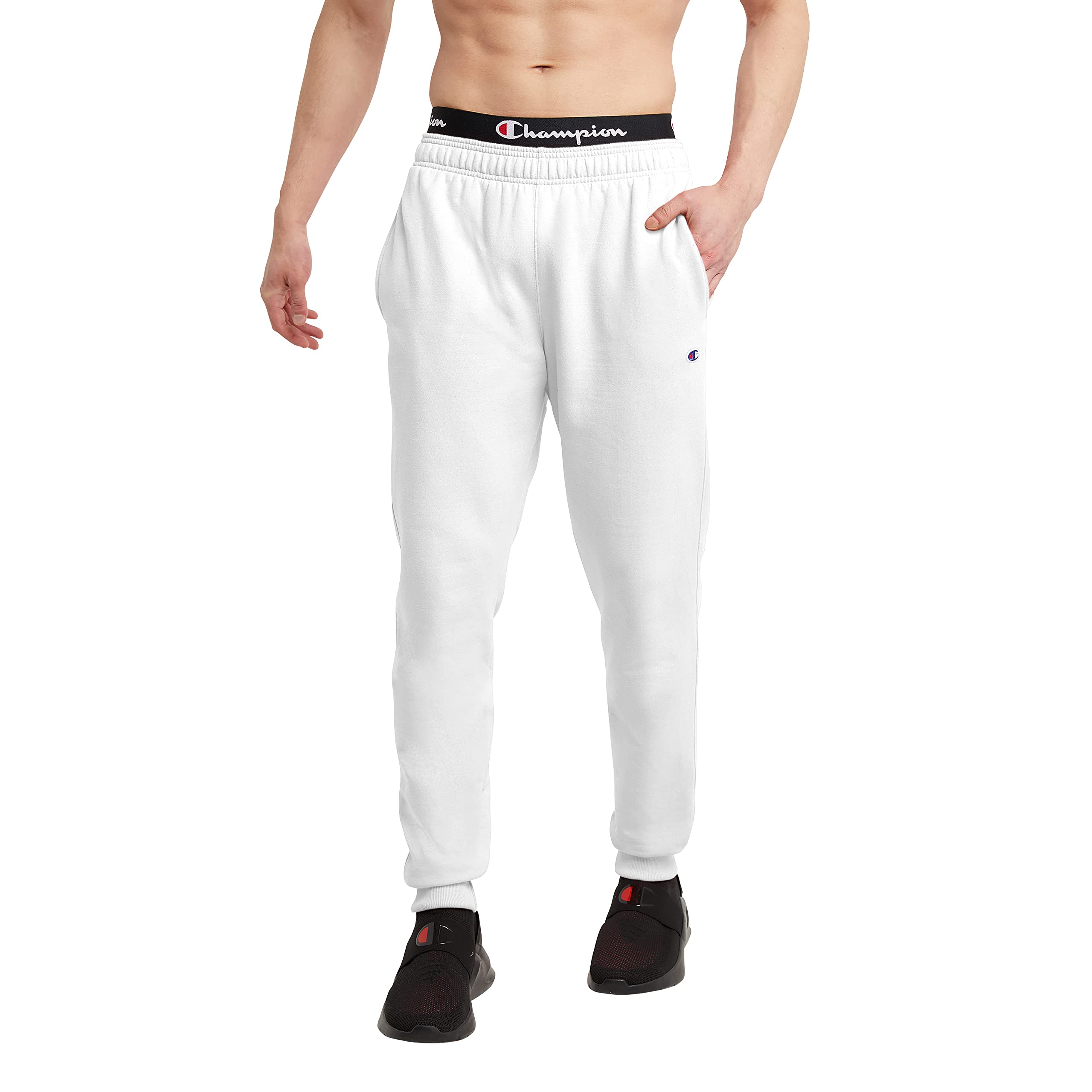 Champion Men's Powerblend Fleece Jogger Sweatpants - Comfortable Athletic Pants for Workout & Lounge (Regular & Big & Tall Sizes) - Perfect for Gym, Running, Yoga and Casual Wear